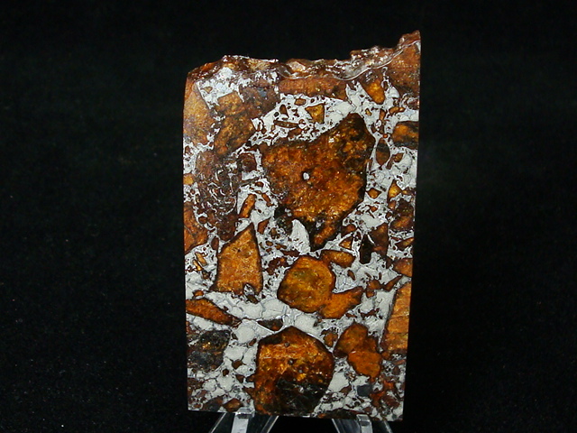 Karavannoe Pallasite Meteorite Slice - 40.57 grams