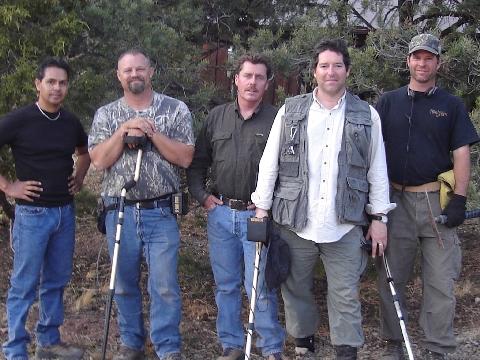 Reuben, Mike, Sonny, Geoff, and Keith at Glorieta Mountain!