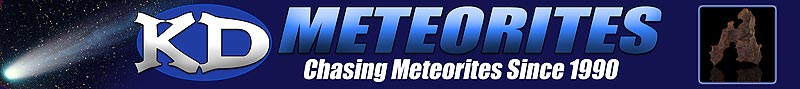 Chasing Meteorites Since 1990! Meteorite Stabilization and Restoration Services available!